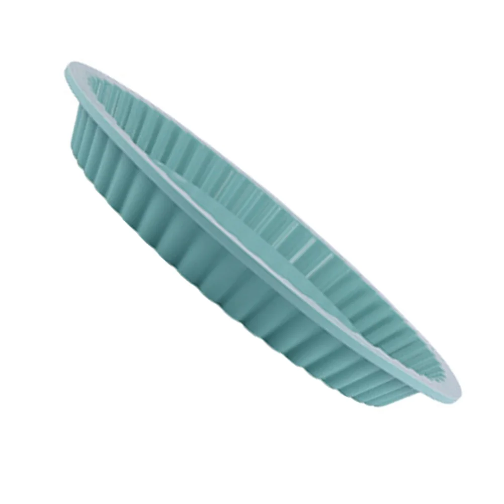 

Silicone Round Cake Pan 10 Inch Non Stick Baking Tray For Flan Heat Resistant Oven Safe Bakeware Kitchen Tool