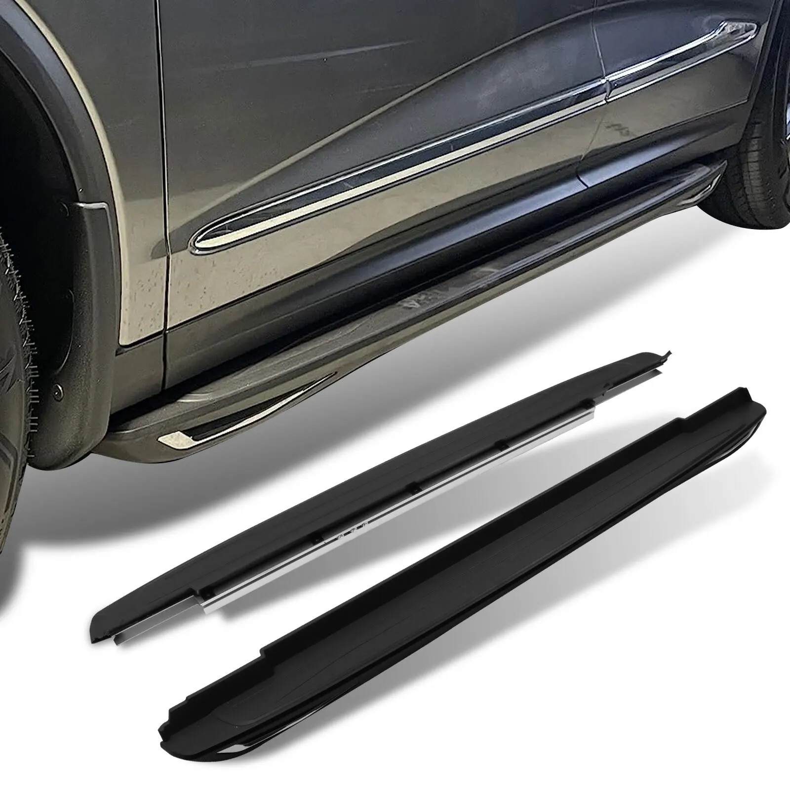 

US Stock Running Boards For Acura MDX 2022 - 2025 Side Steps Nerf Bar Aluminum