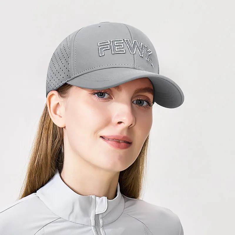 Spring summer new hardtop embroidered mesh breathable baseball caps for men and women Camping sunscreen party hats snapback cap