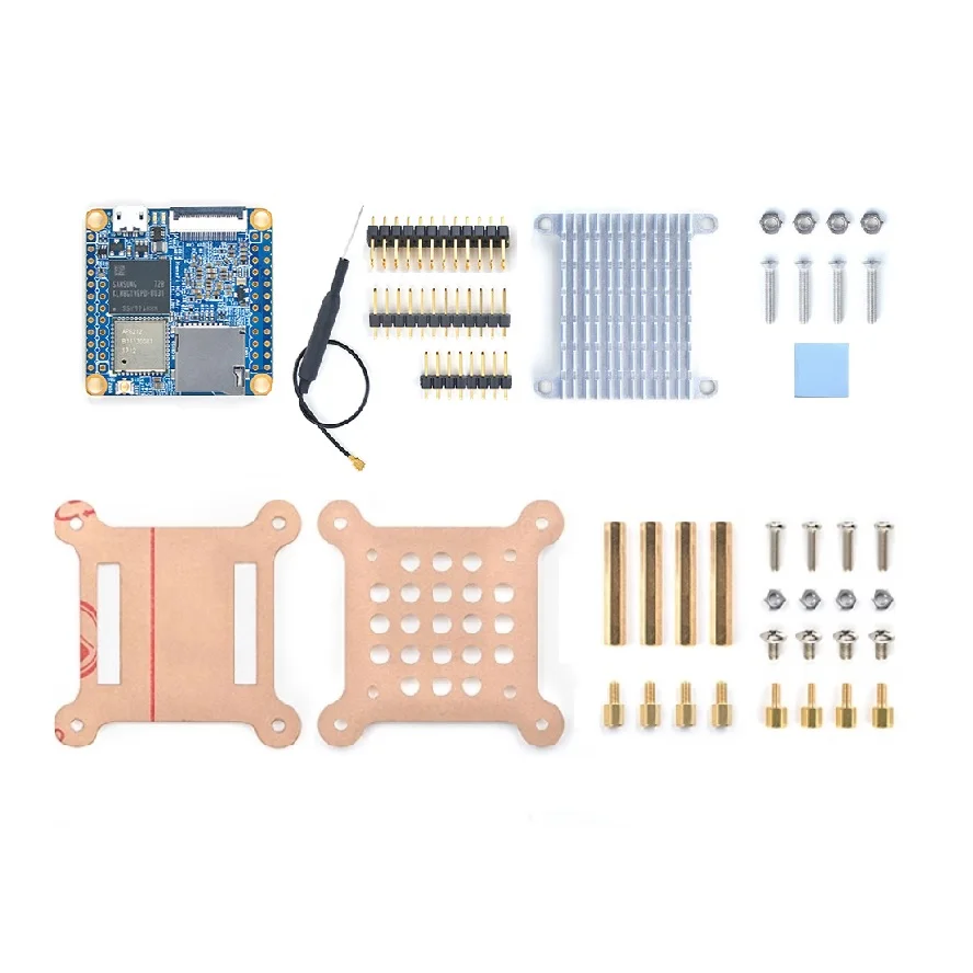 NanoPi Neo Air Kit 512M RAM&8GB eMMC Allwinner H3 Quad Cortex-A7 1.2GHz,OpenWRT,Ubuntu Linux Armbian Heat-sink & Acrylic bracket