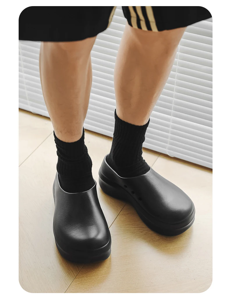 Hotel-Kochschuhe, Vier-Jahreszeiten-Modell, Neu, Rutschfest, Wasserdicht, Ölbeständig, Weiche Sohle, Küchen-Arbeitsschuhe, Herren-Outdoor-Freizeit-Sicherheitsschuhe – Detail 18