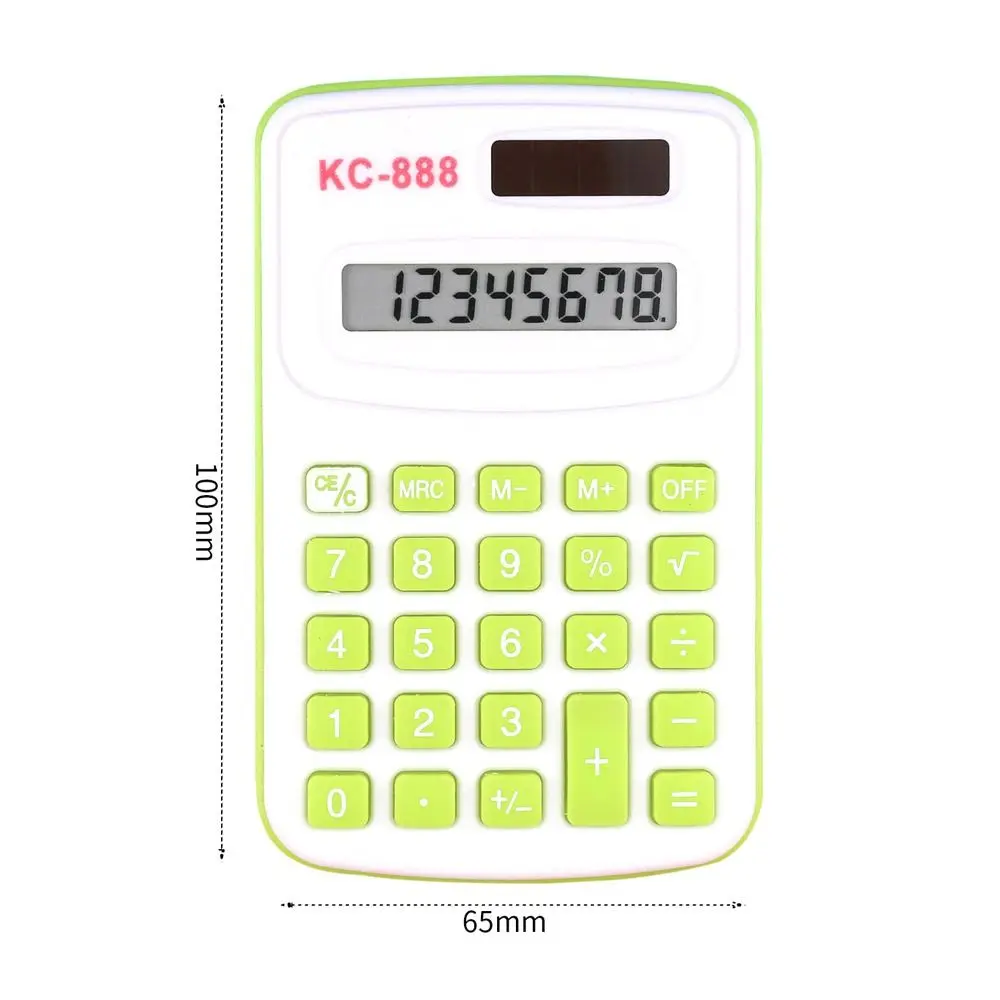 Arithmetic Calculator Mini Portable Math Calculator For Office Accounting School Students Color Random