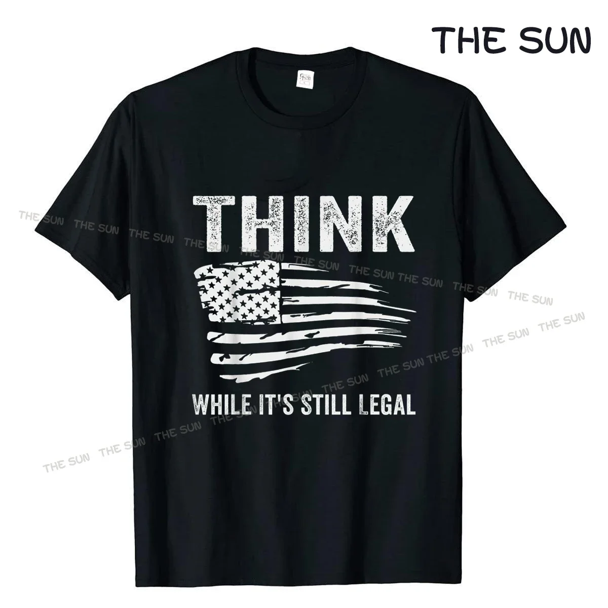 

Think While It'S Still Legal Political Statement T-Shirt New Henley Shirt Women Aldult Teen Unisex Tee Shirt Cotton