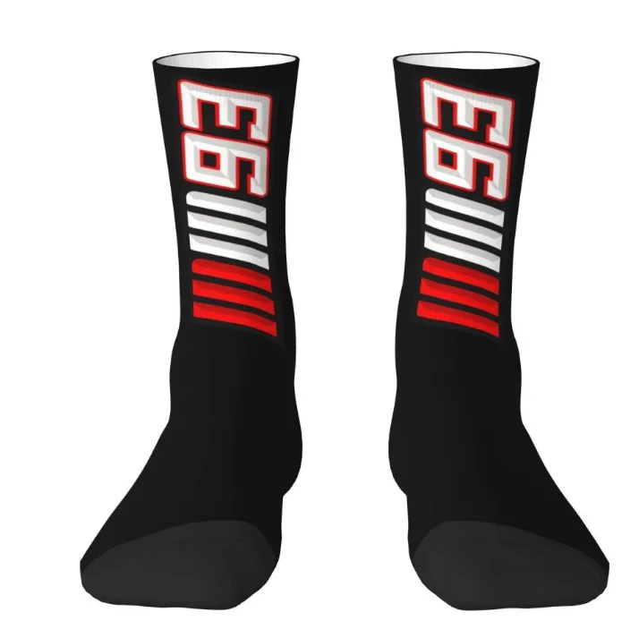 Marc marquez Motorcycle Racer 93 logo Men Women Socks Windproof Beautiful Spring, Summer, Autumn, and Winter Dressing Gifts