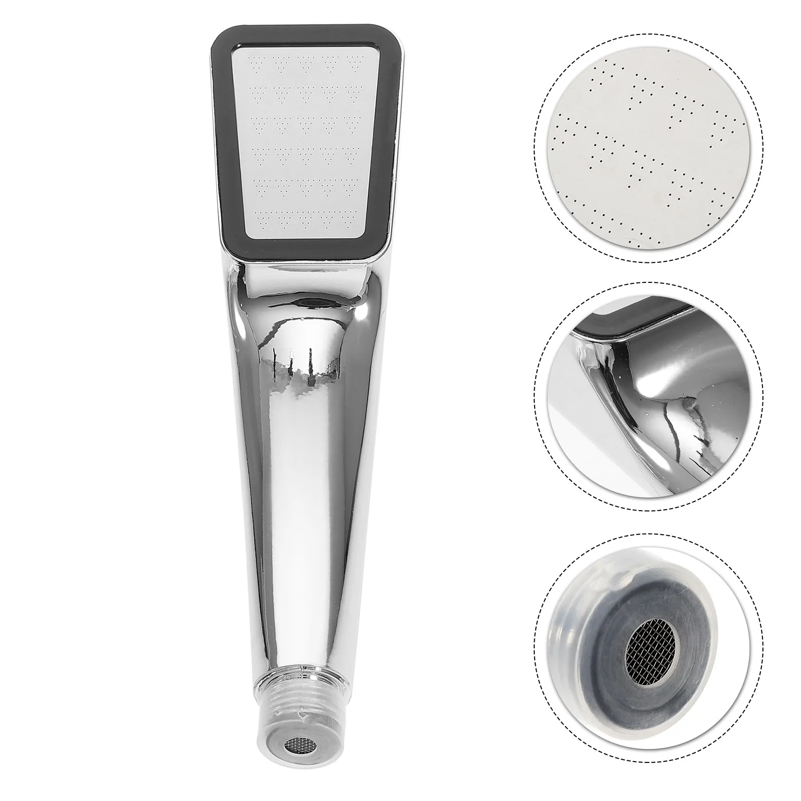 Pressurized Handheld Holes Handheld Showerhead Water Saving ABS Plastic Silent Bathrooms Facilities Shower Head Sprinkler