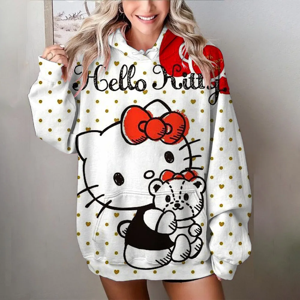 2024 Spring and Autumn Children's Adult Parent-Child Sweater 3D Printing Cartoon Animation Snoopy Personality Fashion Streetwear