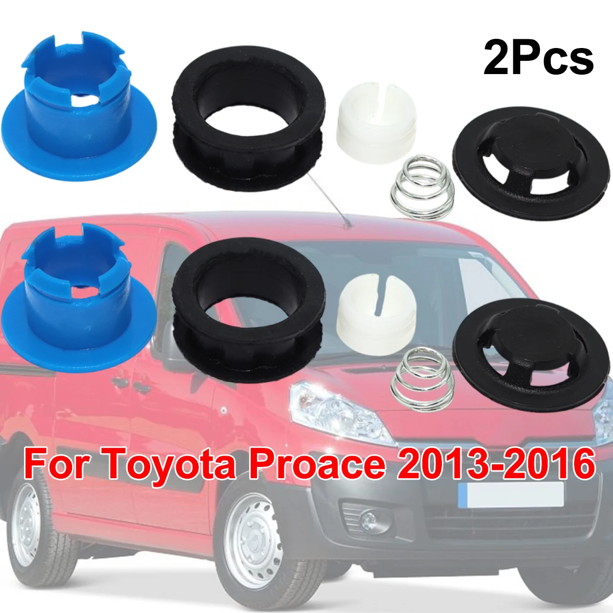 For Toyota Proace 2013 2014-2016 Upgrade MT Gear Shift Cable Linkage End Rod Bushing Gearbox Shifter lever Connector Grommet Kit