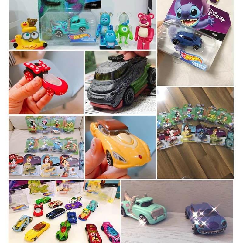 Original Hot Wheels Pack Disney Pixar Frozen Mickey Mouse Hotwheels regali di natale 1/64 diecast per auto giocattolo e veicoli giocattolo regali