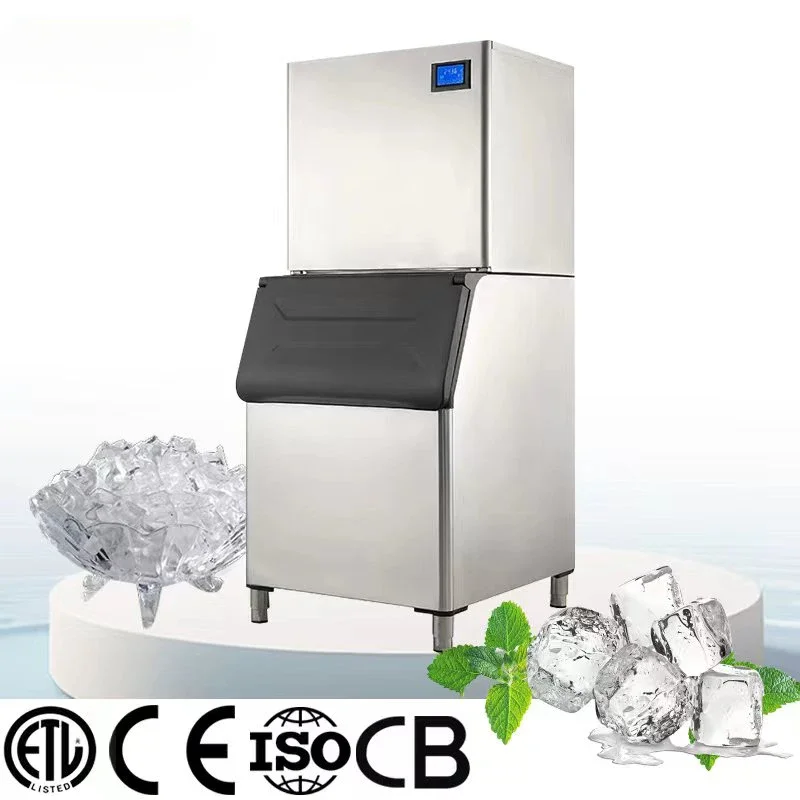 320kg Daily LZ-700 Cafeteria Ice Cube Machine Big Capacity Commercial Cube Ice Machine