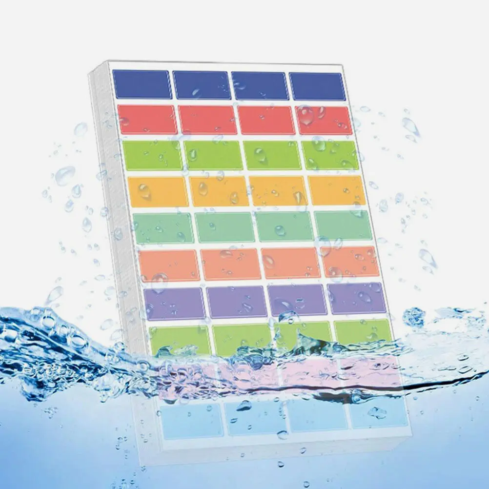 20Sheets Waterproof Classification Sticker Label for Home Office Store Seasoning Jar Labeling Handwritten Tag Sticker