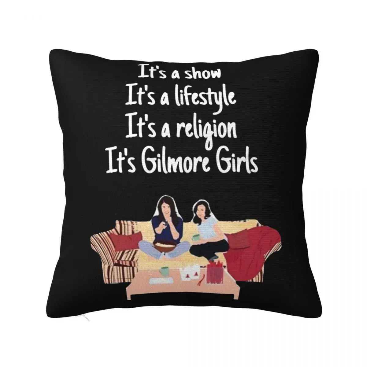 Gilmore Girls Graffiti Square Pillowcase Pillow Cover Polyester Cushion Decor Comfort Throw Pillow for Home Car