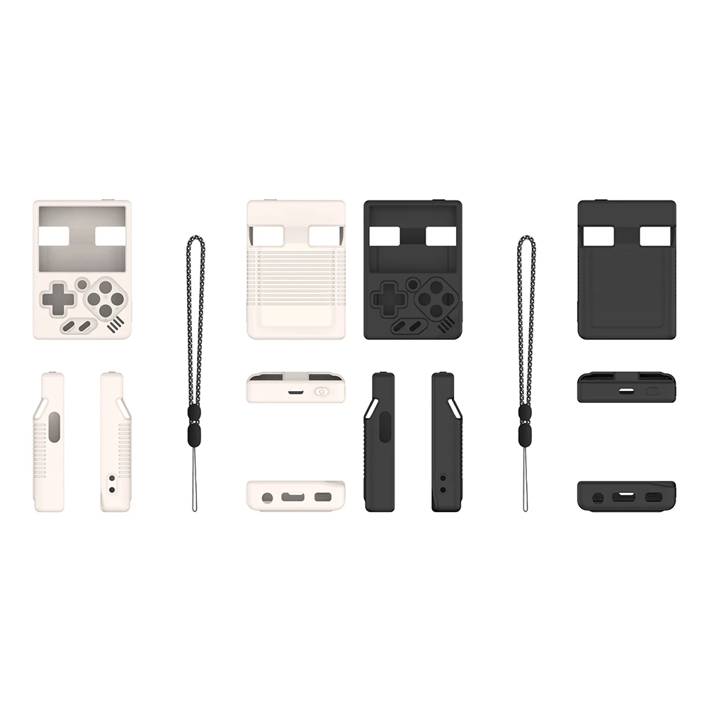 

Silicone Case Shockproof Protective Case with Lanyard Protector Shell Sleeve Soft Skin Cover Case for MIYOO Mini V4 Game Console