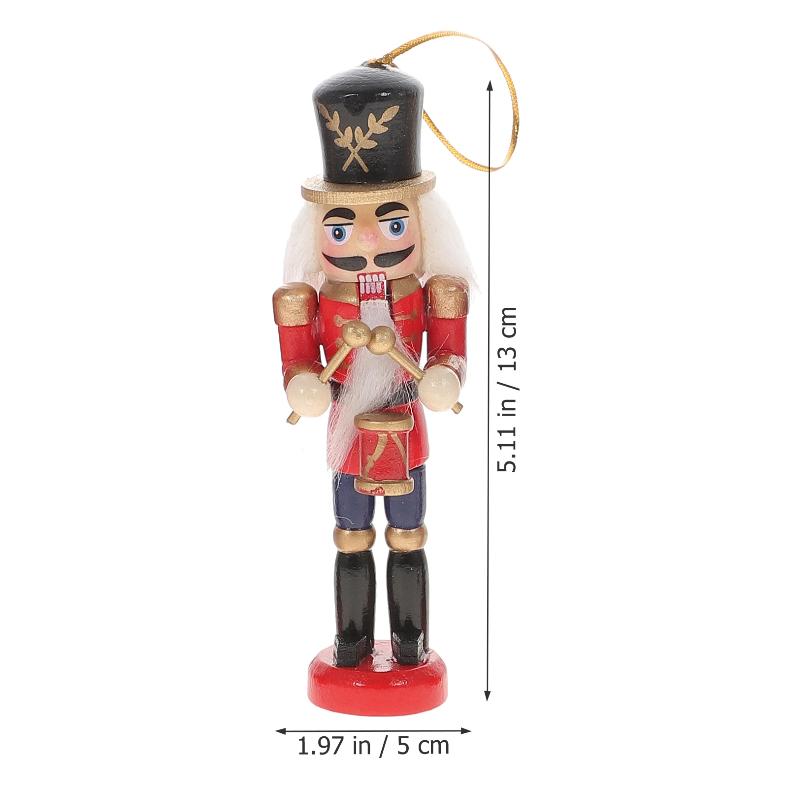 

6 Pcs Wooden Nutcracker Christmas Decorations Holiday naments Xmas Tree Hanging Craft Home Gifts