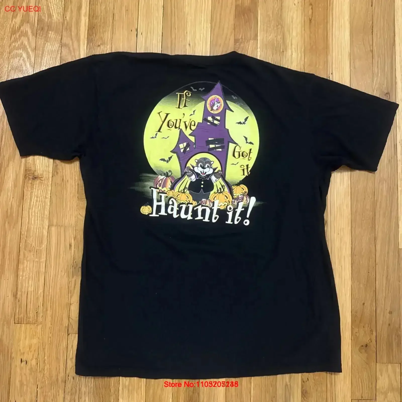 تي شيرت Buc ees If You've Got It Haunt Halloween باللون الأسود مقاس XL ملابس مصممة عتيقة قابلة للتنفس وممتدة وأنيقة #1