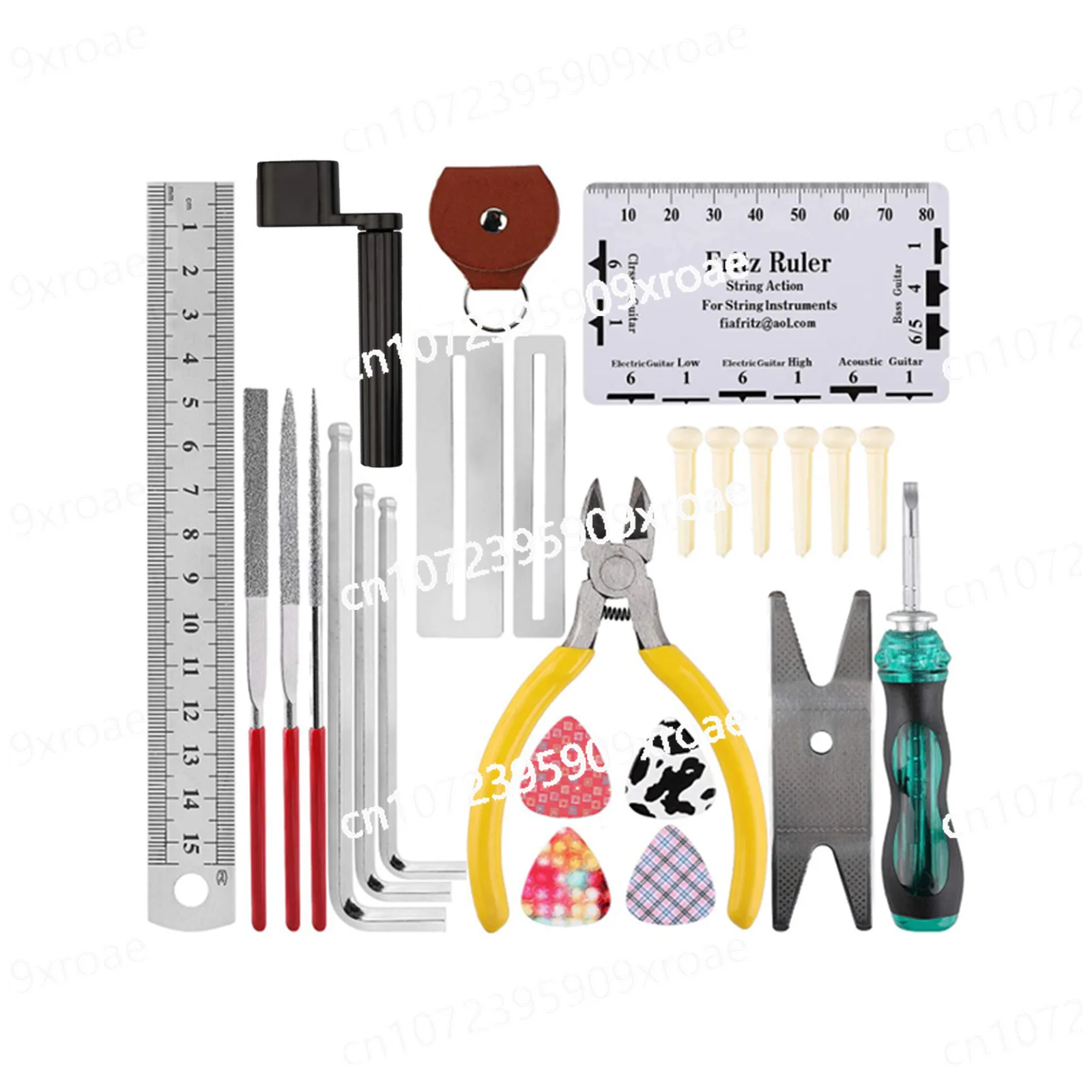 Guitar Kit Set, Repair Care Kit, Care Kit, Musical Instrument Care 26 in 1