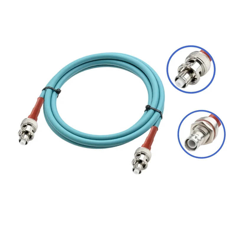 RG223 High Frequency Flexible Test Cable BNC 5000V Extension Cable 0-12G Low Attenuation Double Shielded Silver Plated RF Cable