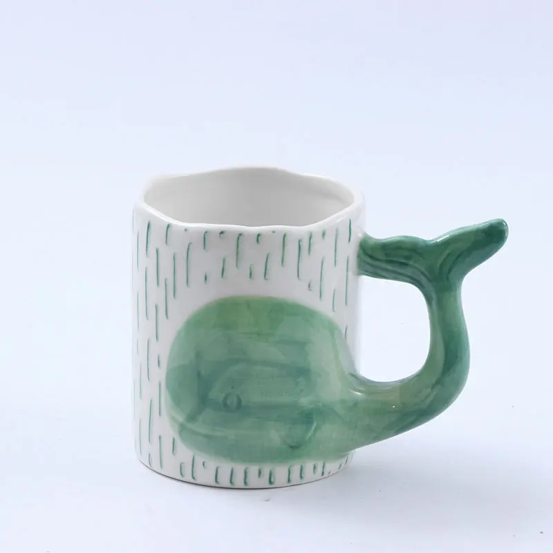 Creative Whale Handgrip Ceramics Mugs Coffee Mug Milk Tea office Cups Drinkware the Best birthday Gift