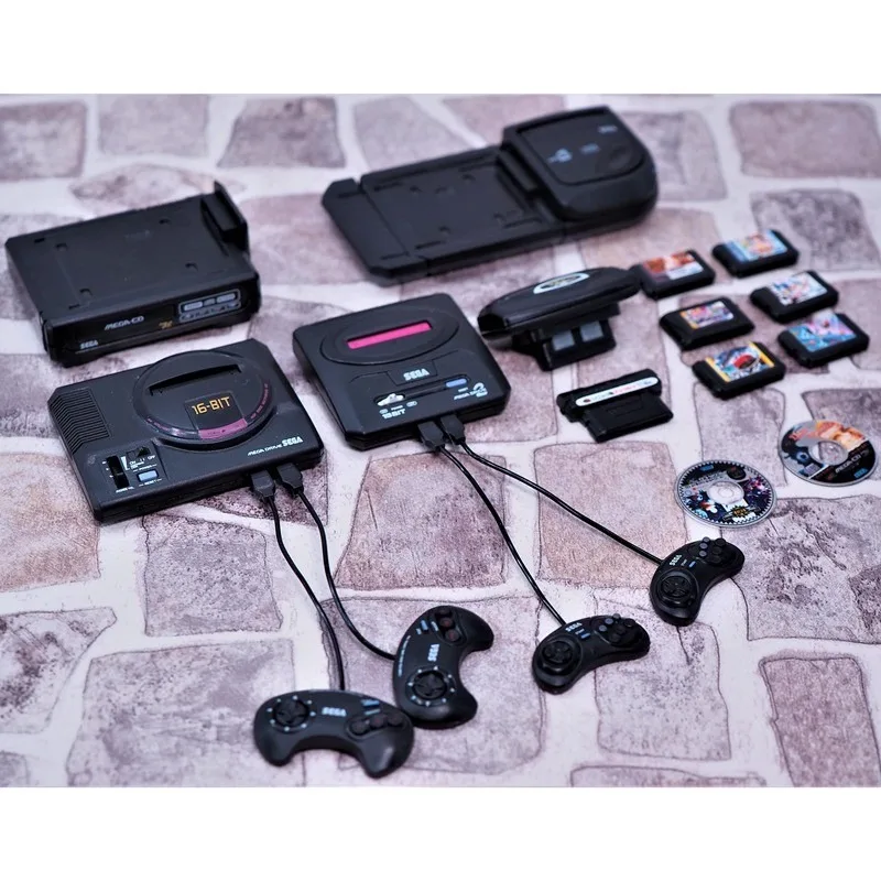 Nostalgia Game Console VR Miniature Gashapon Q-version Desktop Ornament Keepsake Children's Day Gifts Action Figure Model Toys - view 2