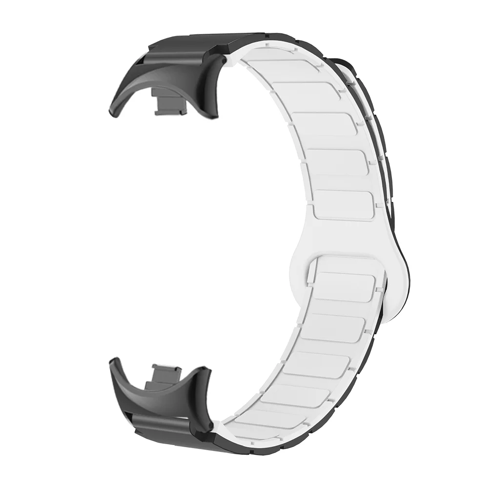 

12mm Magnetic Loop Strap For Xiaomi Mi Band 8/8NFC/9/9NFC Armor Style Quick Release Skin-friendly Silicone Sport Band Men Women