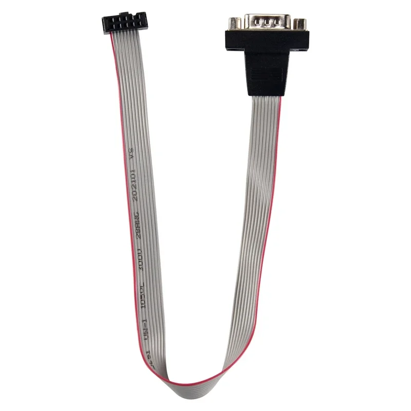 Pop DB9 RS232 To 10 Pin Ribbon Cable Connector Adapter Super Hot Le Connector Adapter