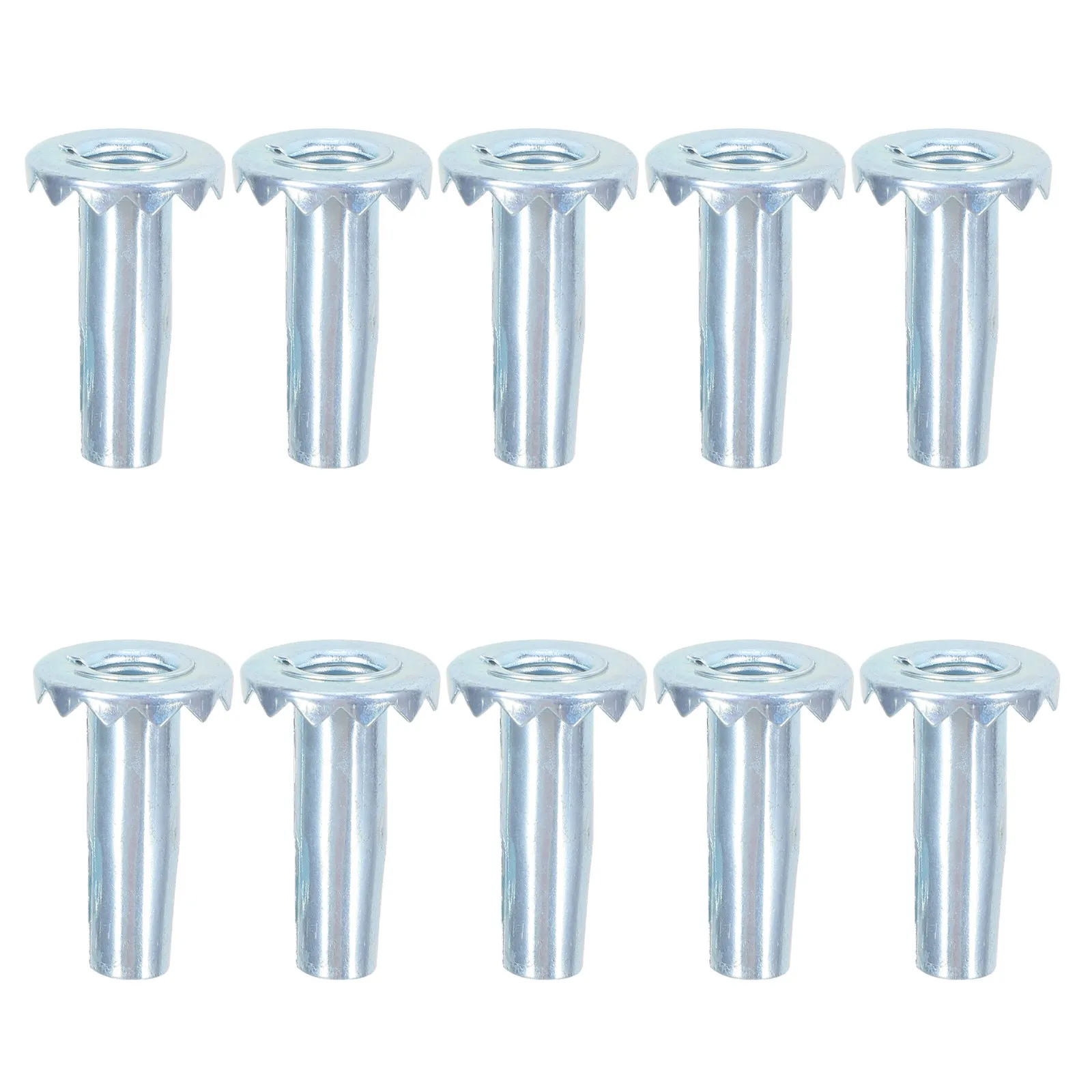 

20pcs Caster Stem Inserts Chair Sockets Caster Mounting Sleeves for Insert Wheels Iron Sleeves for Wooden and Metal Furniture