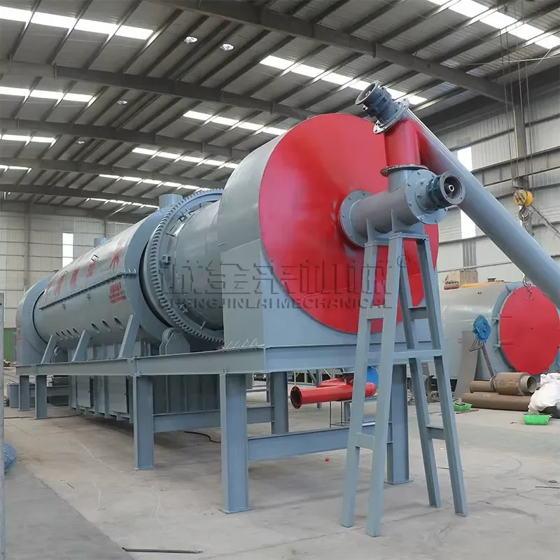 Coconut Shell Wood Chips Carbonization Pyrolysis Furnace Biochar Making Machine Continuous Charcoal Carbonization Furnace