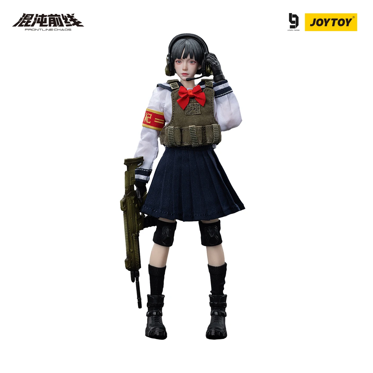 [AUF LAGER] JOYTOY LEVEL NINE 1/12 Action Figure FRONTLINE CHAOS BOURBON 3PCS Anime Militär Modell Spielzeug Sammlung