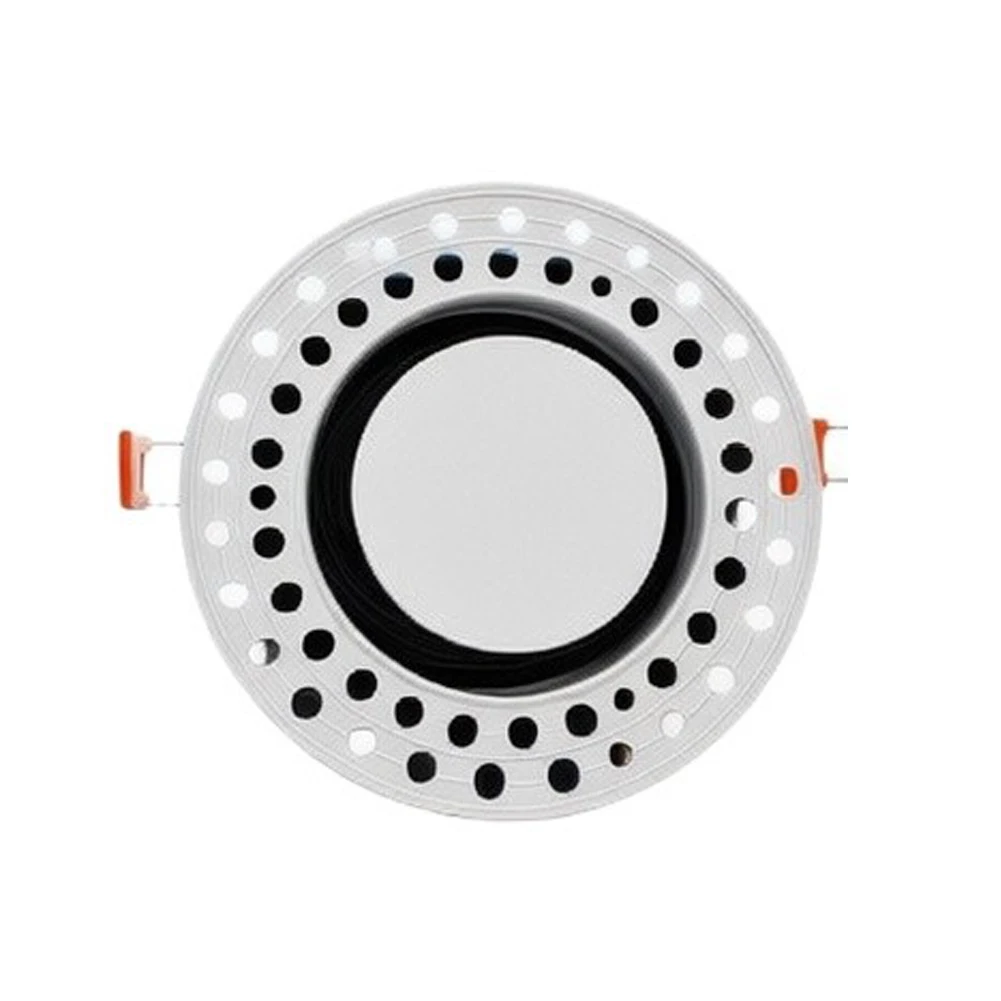 Round Ceiling Air Vent Diffuser White ABS Recessed 75mm 100mm Adjustable Flow For Home HVAC System Installation