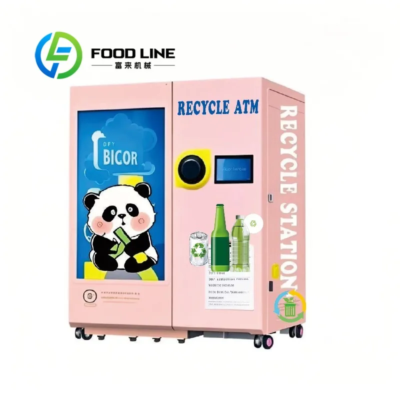 Customized New Model Recycle PET Bottle Reverse Vending Machine High Capacity for Supermarket Mall Commercial Use