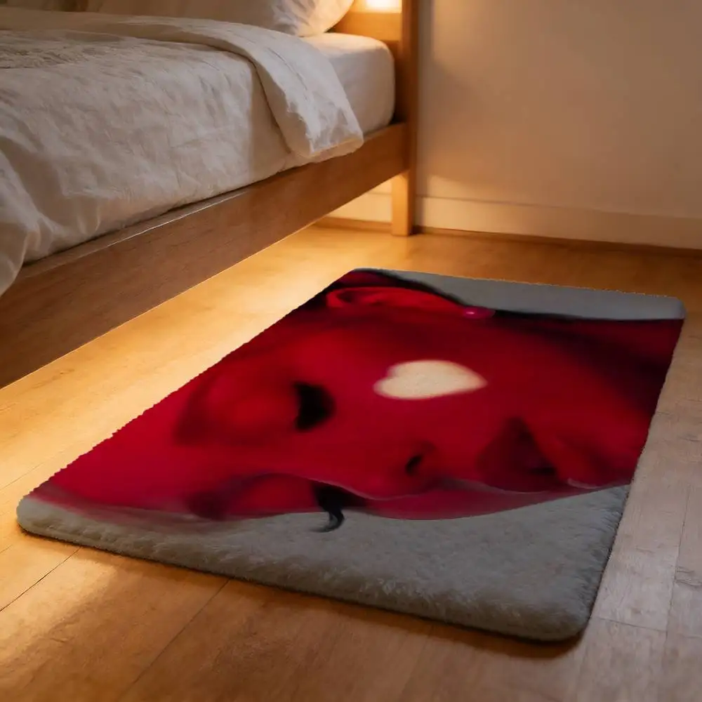 Alfombra de Felpa Suave A-Ariana-G-Grande Singer Soft Cloud, Antideslizante, Absorbente y que no suelta pelusas, para el Hogar