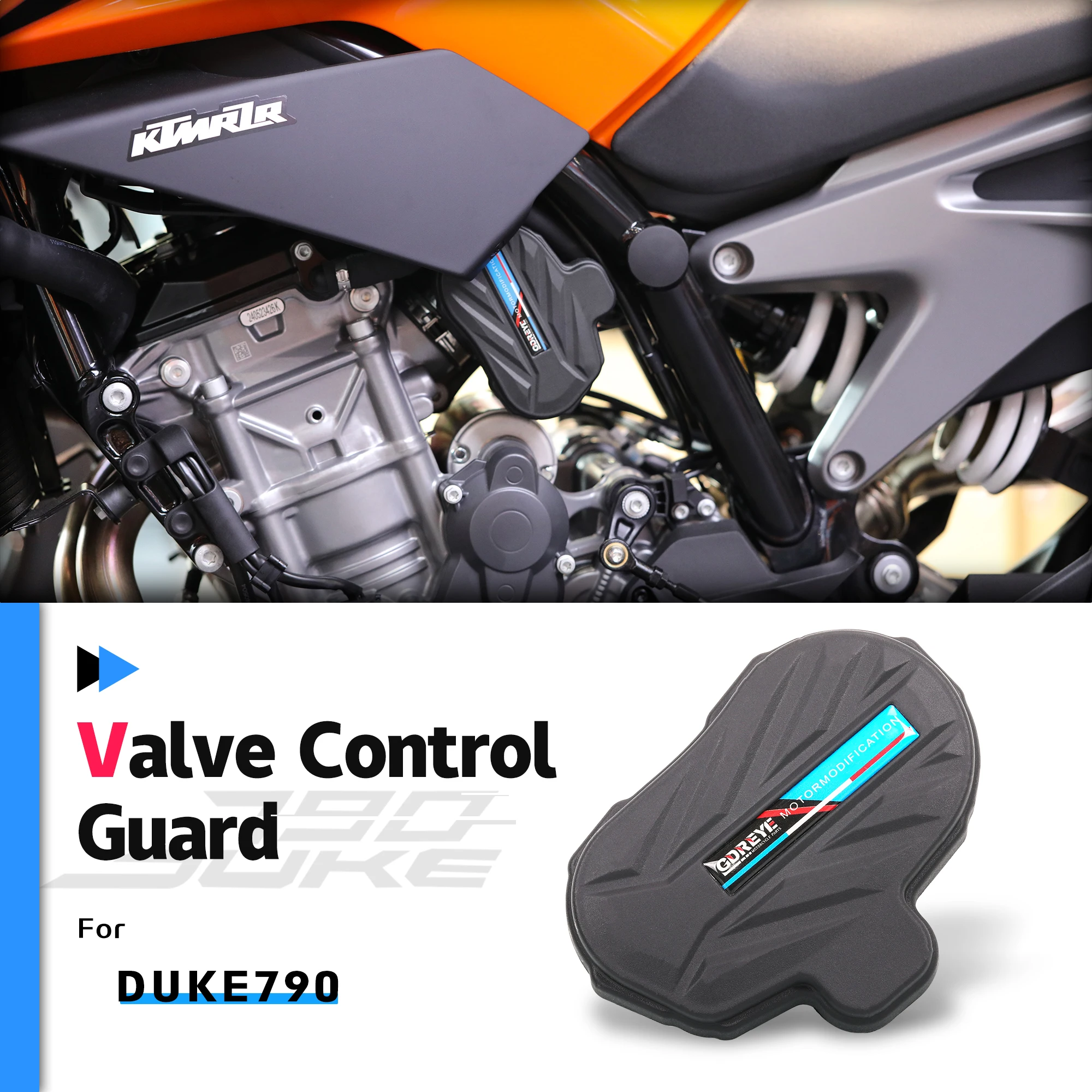 For KTM Duke 790 890 R 990DUKE 890DUKE DUKE790 Valve Control Guard Protection Cover Modified Protector Protective Accessories