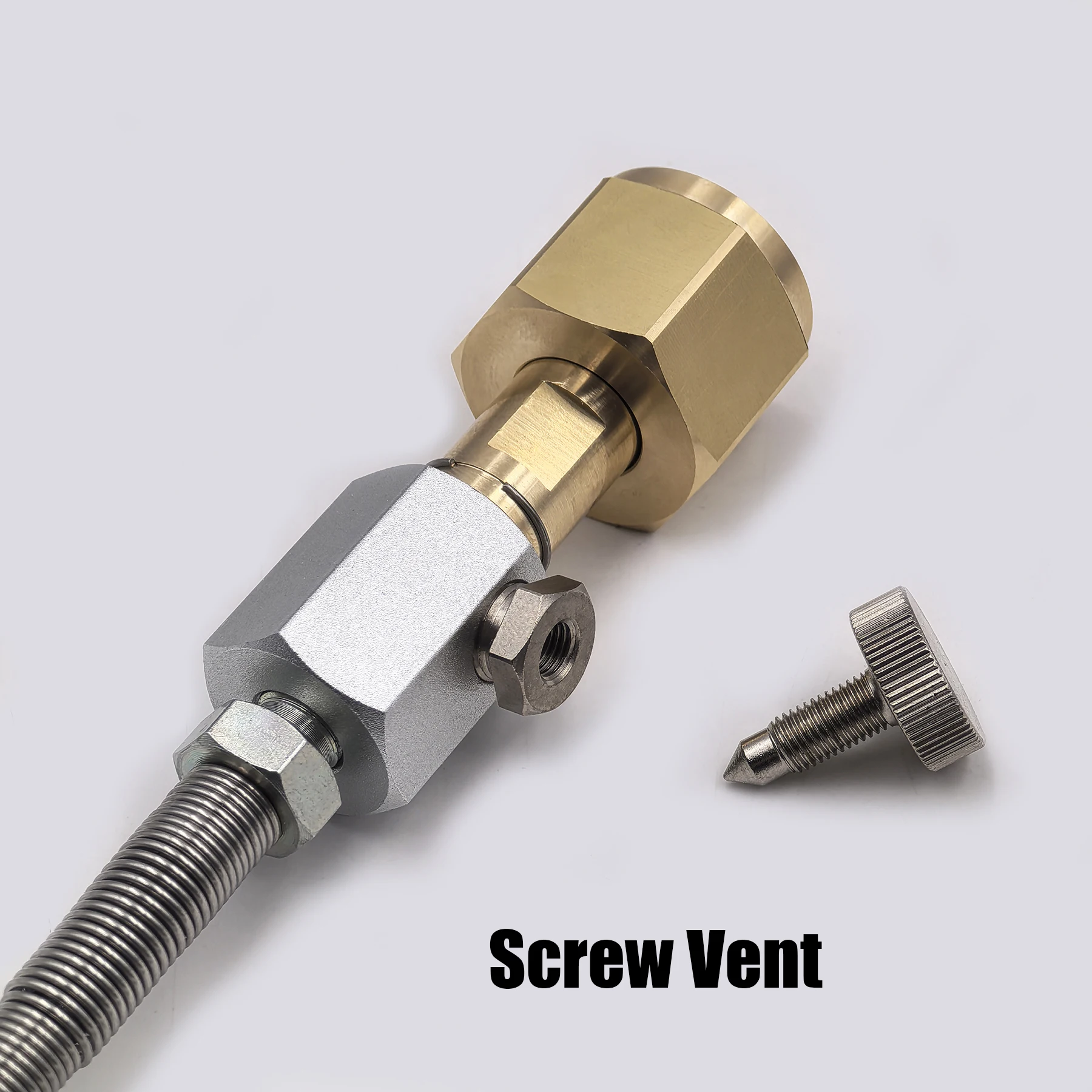 Air Filling Station Charging Adapter Soda Water Accessories CO2 Tank Charging Hose Size with W21.8-14 CGA320 G3/4