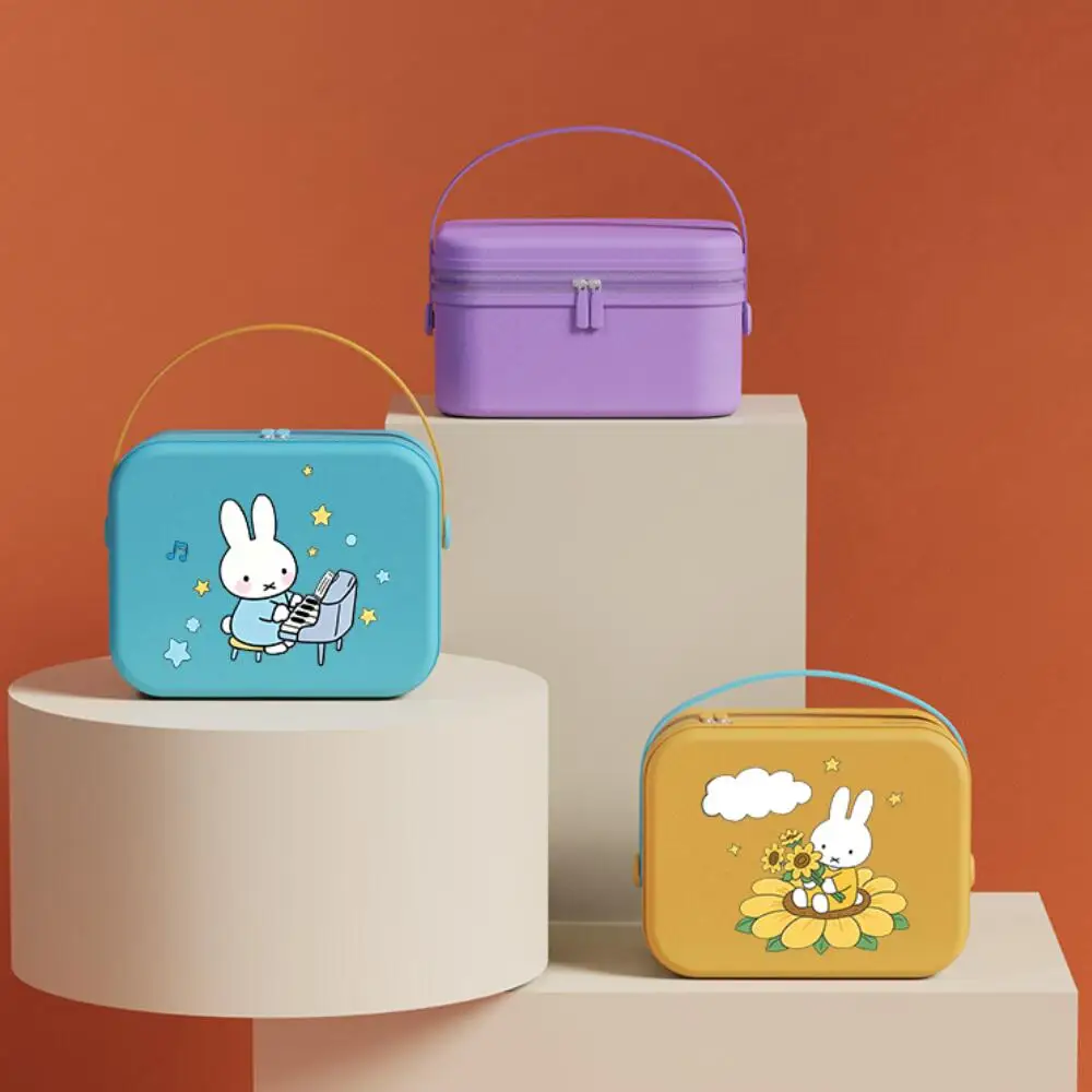 

Miffy Rabbit мультфильм милый дофаминовый портативный чемодан косметичка чемодан незаменимый большой вместительный чемодан для путешествий