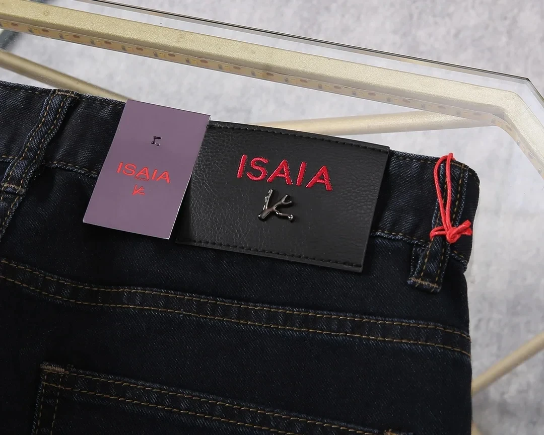 BLLIYOSS BILLIONAIRE Jeans in cotone sottile da uomo 2025 SS Nuovo ricamo casual moda comoda taglia grande 30-40 Pantaloni Vecchio soldi