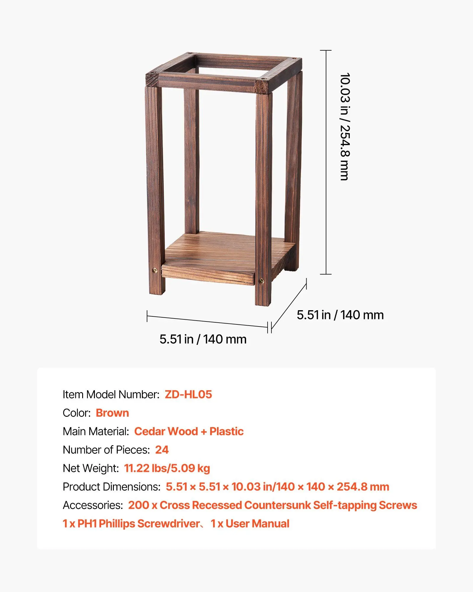 24 Pcs Wooden Wedding Lantern, Cedar Wood and Plastic Wooden Lantern Candle Holder, Rustic Decorative Home Centerpiece Ideal for Wedding Table Party Farmhouse Indoor Decor, Brown