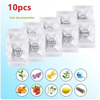5/10/21/35Pcs Car Air Freshener Supplement 10 Flavor Car Vent Perfume Refill for Bear Pilot Vent Perfume Diffuser