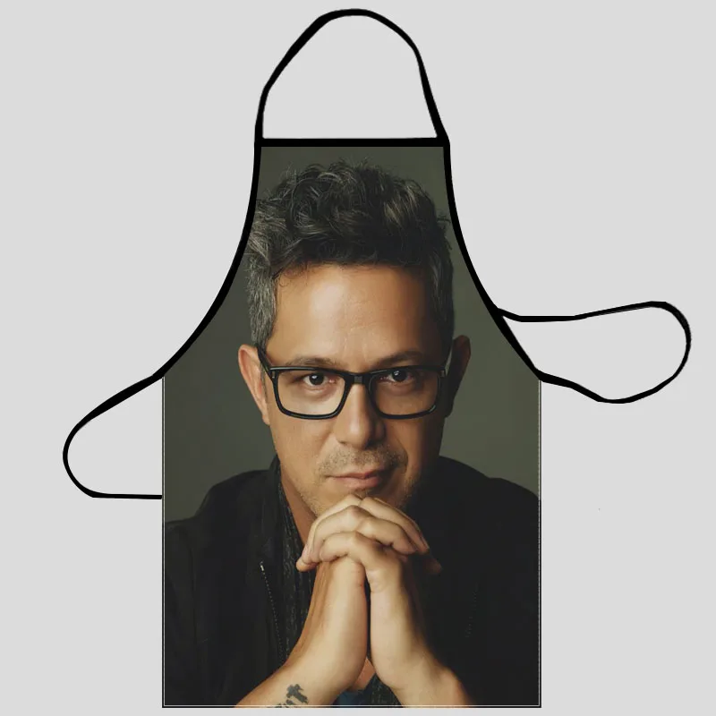 Nuevo delantal Alejandro Sanz, delantales de cocina para mujer, delantal de limpieza de tela Oxford, accesorios de cocina casera, delantal