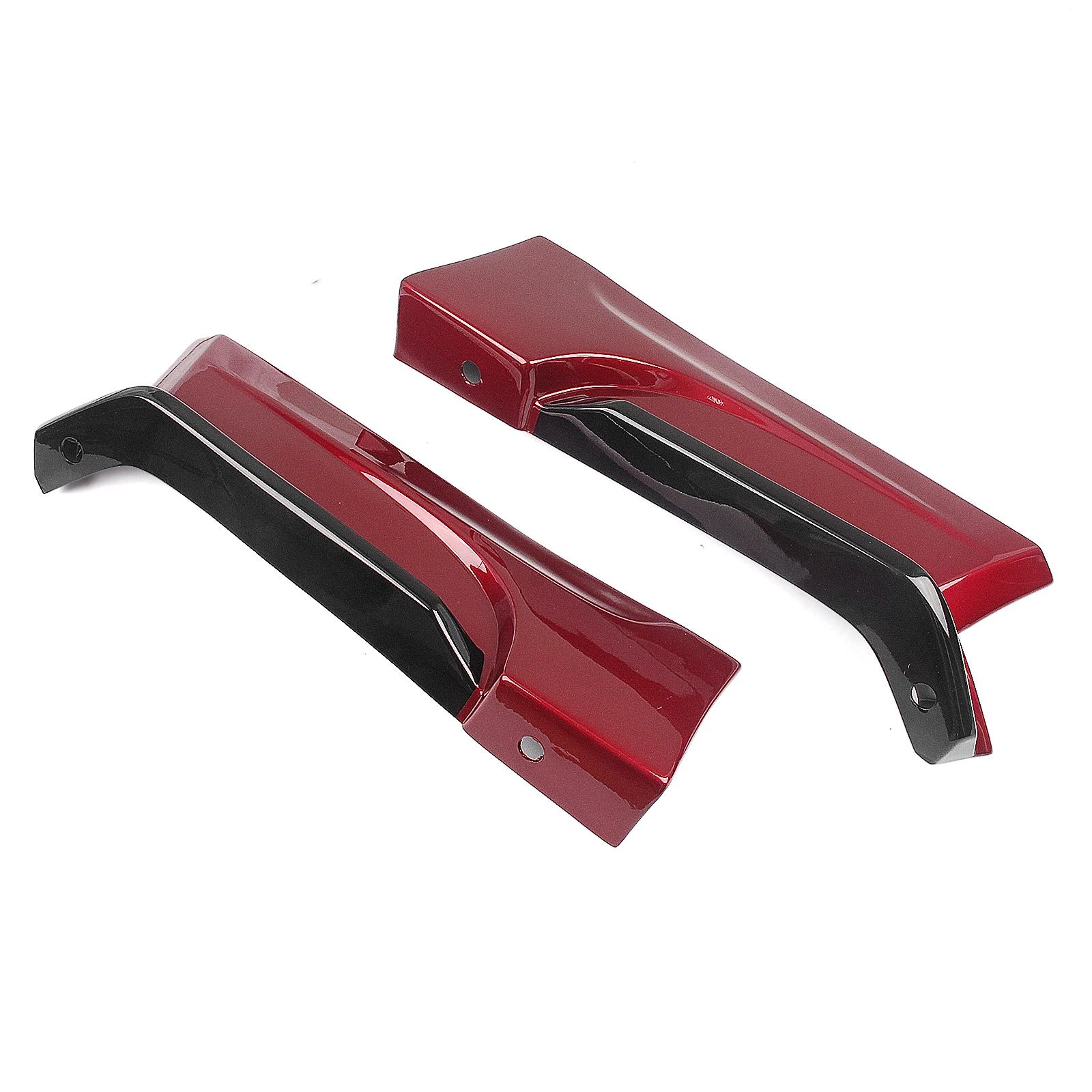 Pop YOFER Rear Bumper Side Splitter Trim For Nissan Altima 2019-2022 Car Glossy Black Lower Spoiler Corner Cover Skirt Protect P