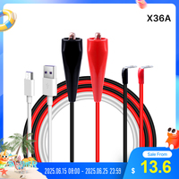 RD X36A 36A O-Type Round Connector to Alligator Clip Test Cable and Micro Communication Cable for RD6024 RD6030 output