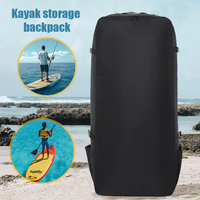 Large-capacity surfboard backpack mountaineering bag tent cosmetics bag work backpack clothes storage quilt storage sup