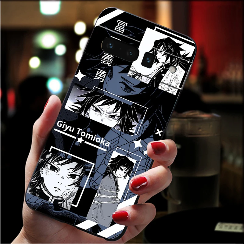 حافظة لهاتف جوجل بيكسل 10 9 برو XL 9A 8 7 6 برو بيكسل 8A 7A 6A بكسل 8 7 6 5 أنيمي تانجيرو كامادو شيطان القاتل #4