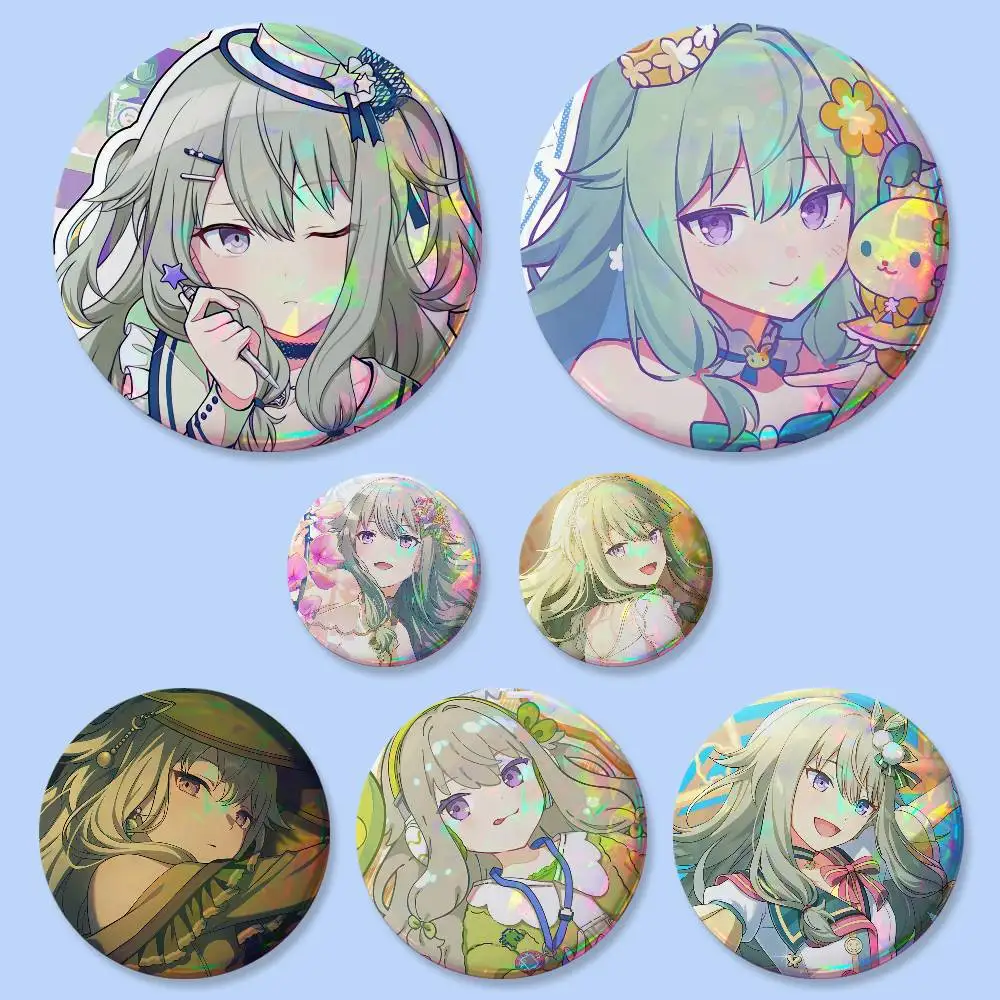 1pc Kusanagi Nene Music Game Badges 25 32 44 58 75 Mm Round Cosplay Pin Bag Decor Fans Collect Friends Gifts Brooch Souvenir
