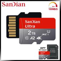 Original Extreme Pro Flash 128GB Card Micro TF SD Card UHS-I 512GB 256GB 64GB U3 V30 TF Card Memory Adapter For Camera DJI