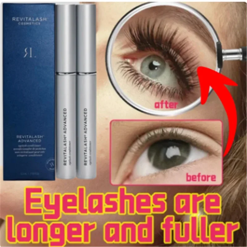 Premium Eyelash Growth Serum Booster 3.5ml  Lash Eyebrow Enhancer Serum Natural Growth Peptides Promotes Long Thick Lashes