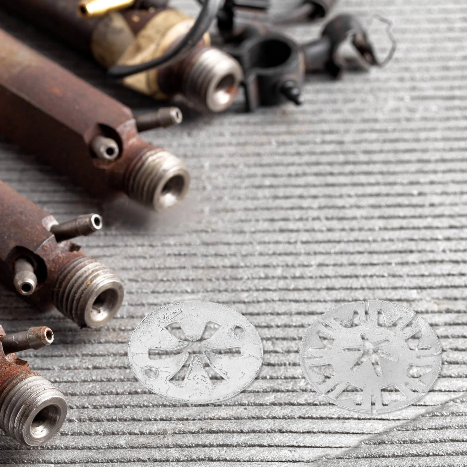 

50Pcs Universal Car Retainer Clips Durable Metal Washers Heat Shield Insulation for Engine Bay Panels and Trim