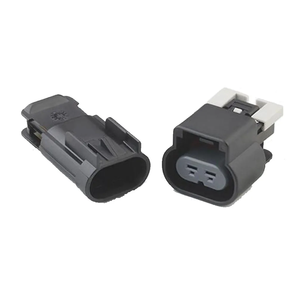 

100SET 15326678 15326679 car wire connector Harnes cable 2 pin automotive waterproof plug Include terminals seal