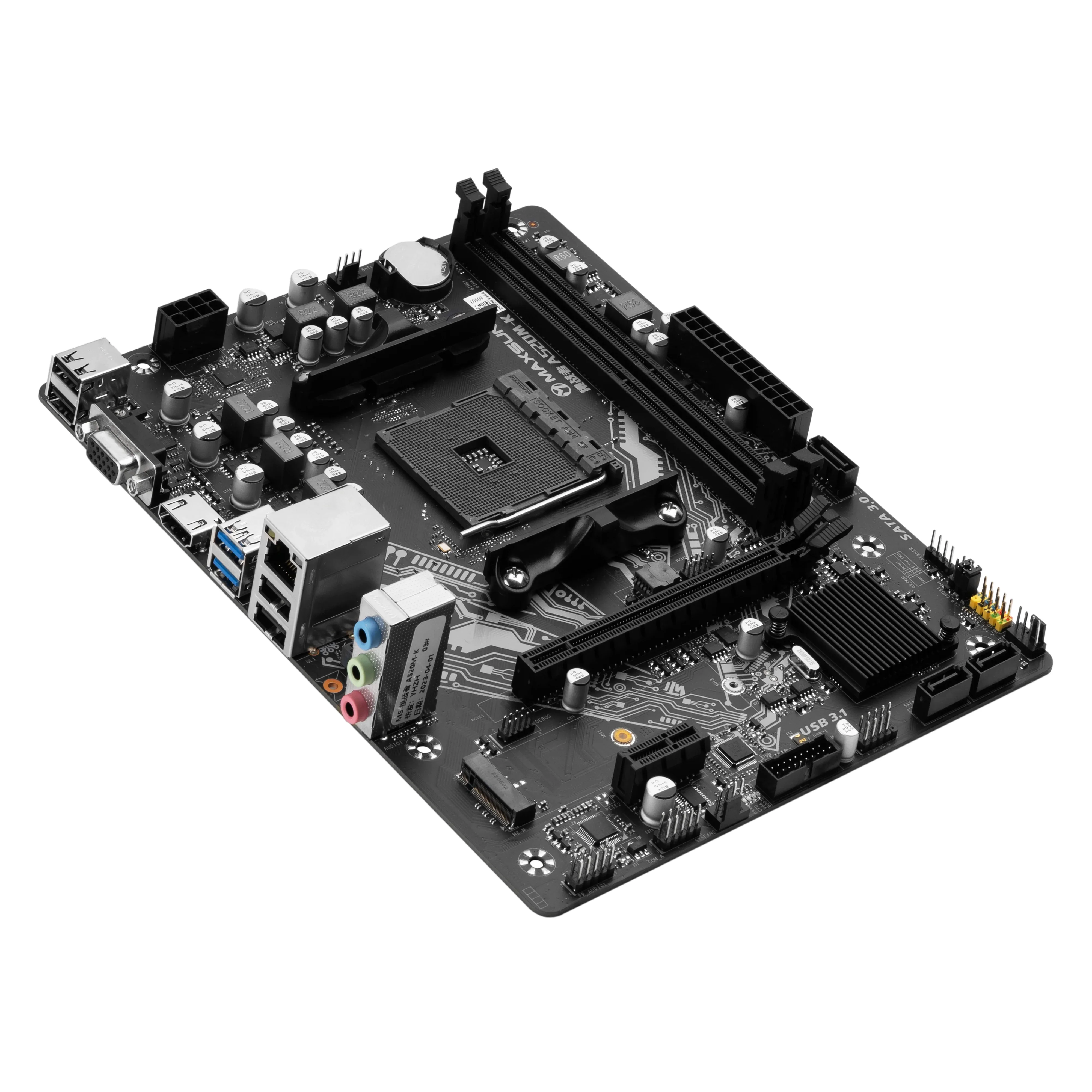 MAXSUN MS-Challenger A520M-K A520 AM4 Motherboard Ryzen 1000 2000 3000 4000 5000 DDR4 32GB A-XMP OC M.2 NVMe PCIe 3.0 x16