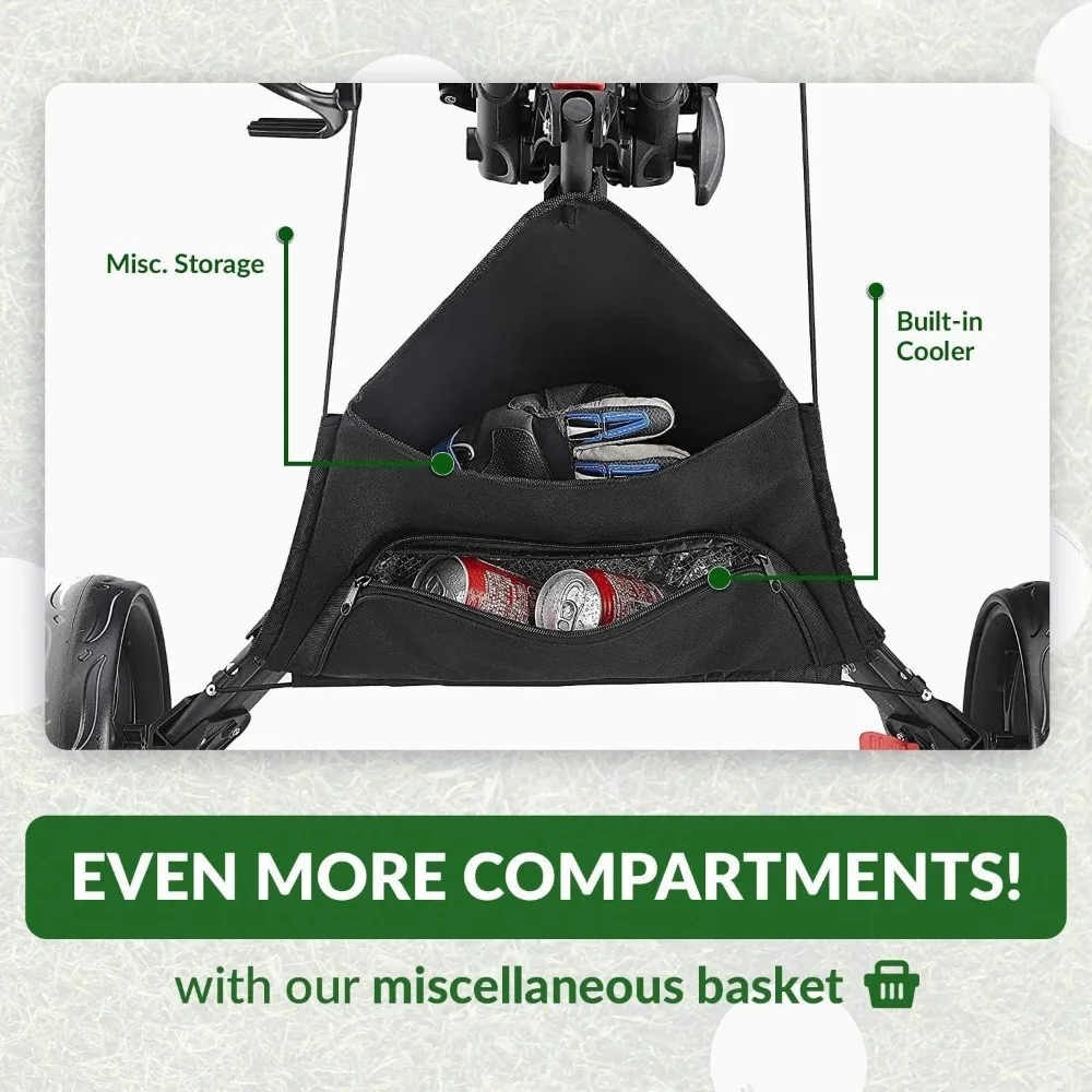 4 Wheel Golf Push Cart 4