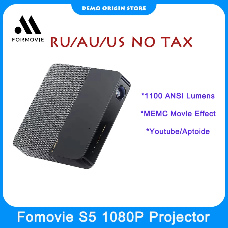 Formovie-Projecteur Laser S5 1080P Fengmi 1100Ansi Lumens, Système de Cinéma Maison Portable, Mini ALPD MEMC