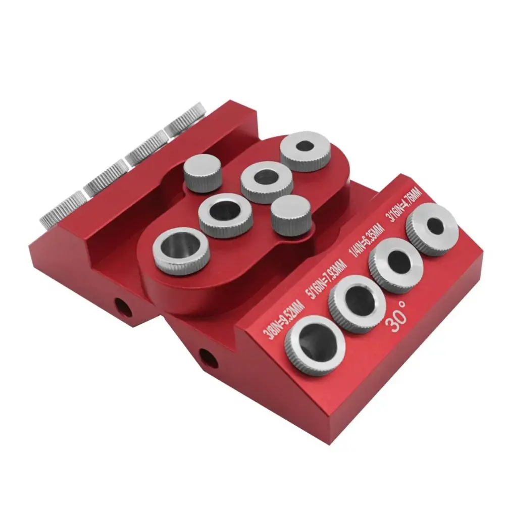 30/45/90도 각도 드릴 가이드 알루미늄 합금 조절식 드릴 홀 가이드 지그 다용도 드릴링 각도 컴팩트